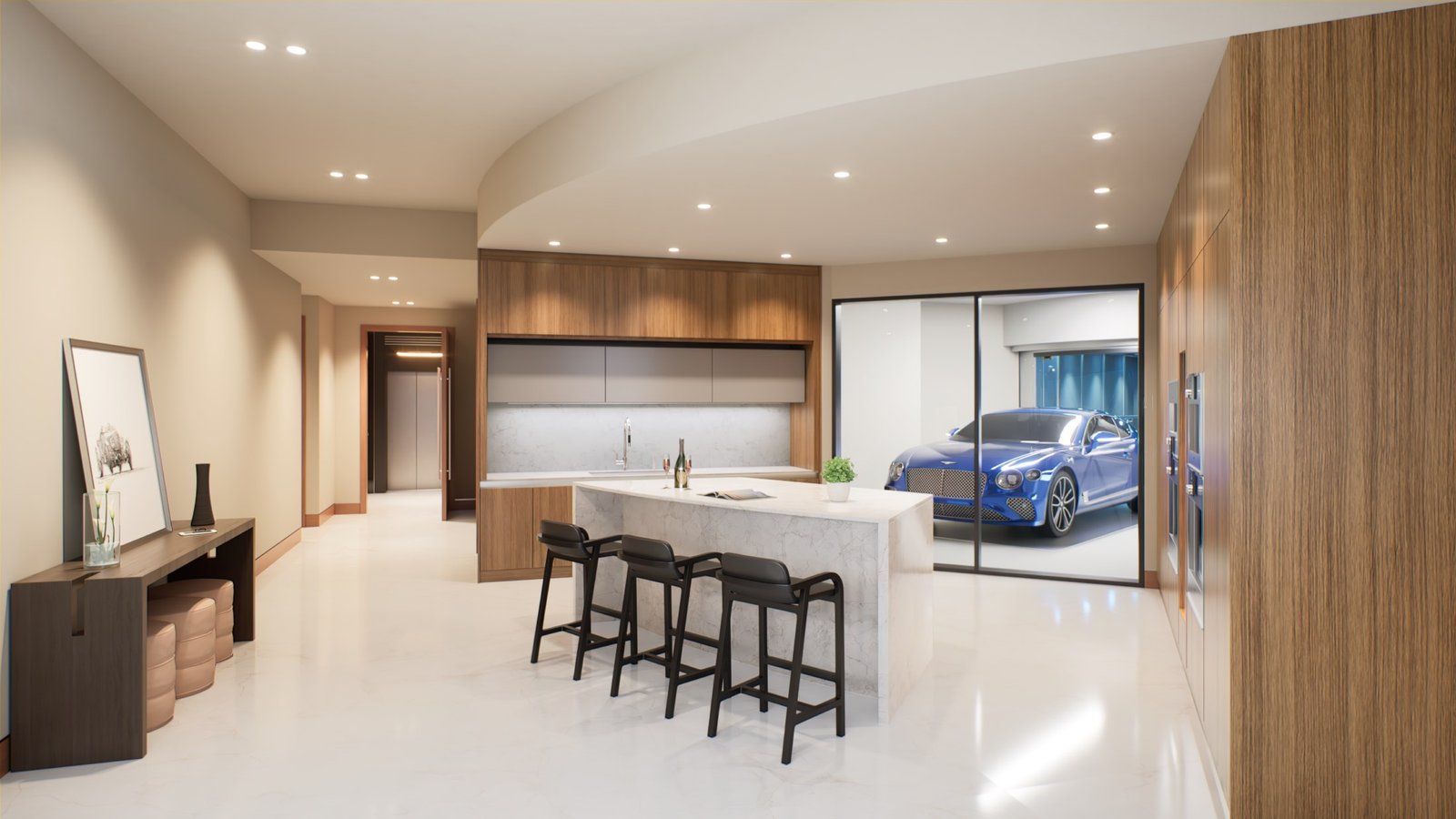 Bentley Residences kitchen cabinetry