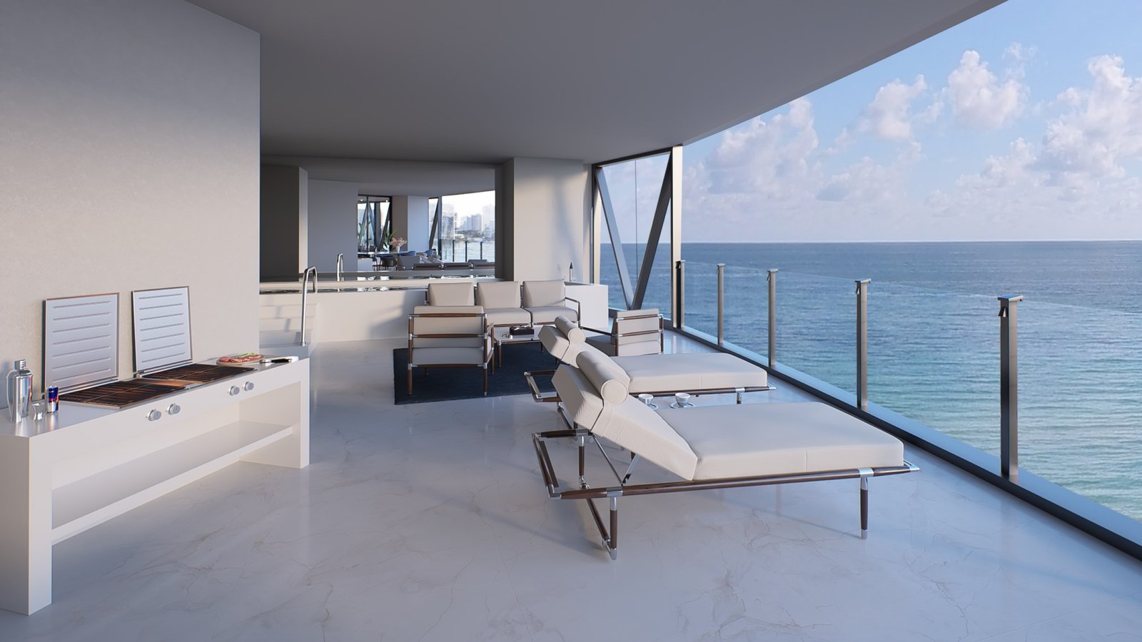 Bentley Residences terrace