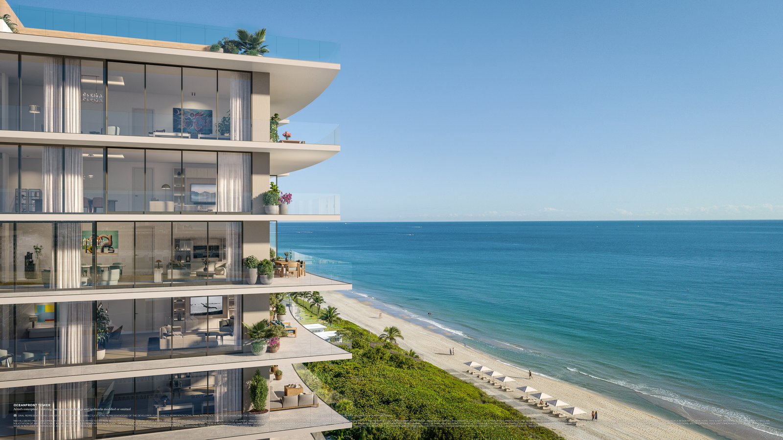 Rosewood Residences Hillsboro Beach oceanfront tower