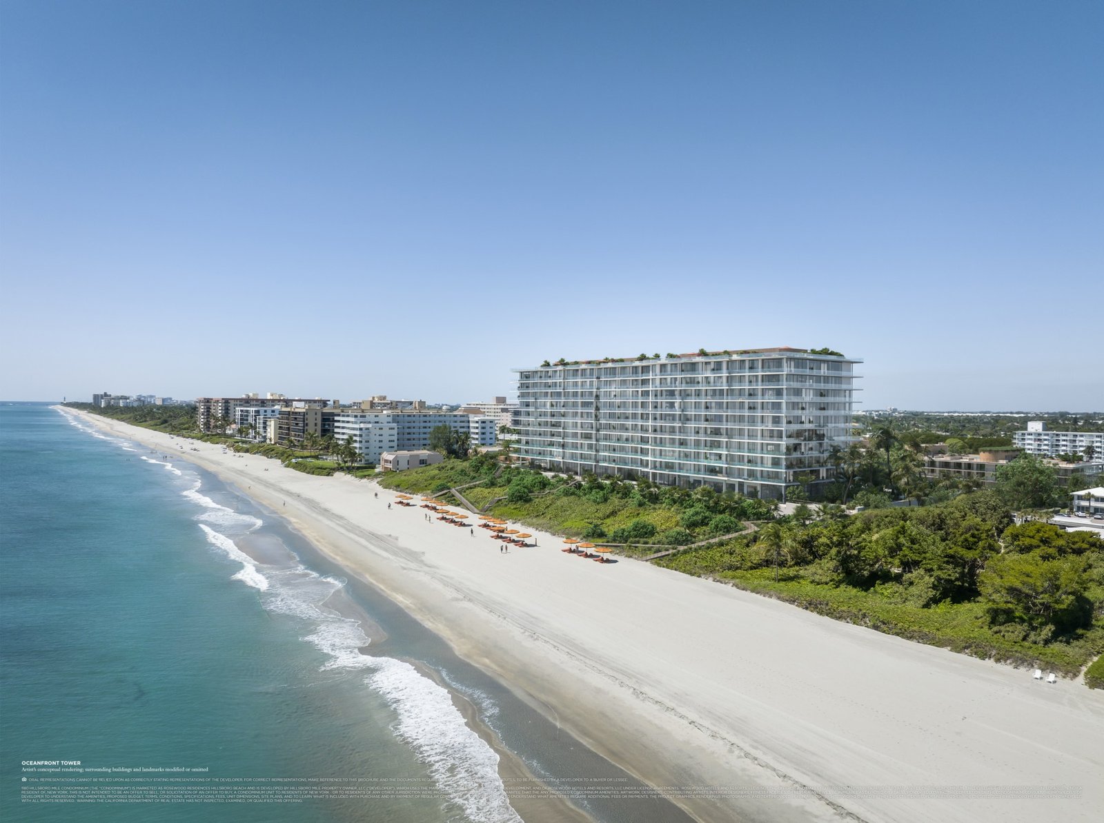 Rosewood Residences beachfront Hillsboro Beach