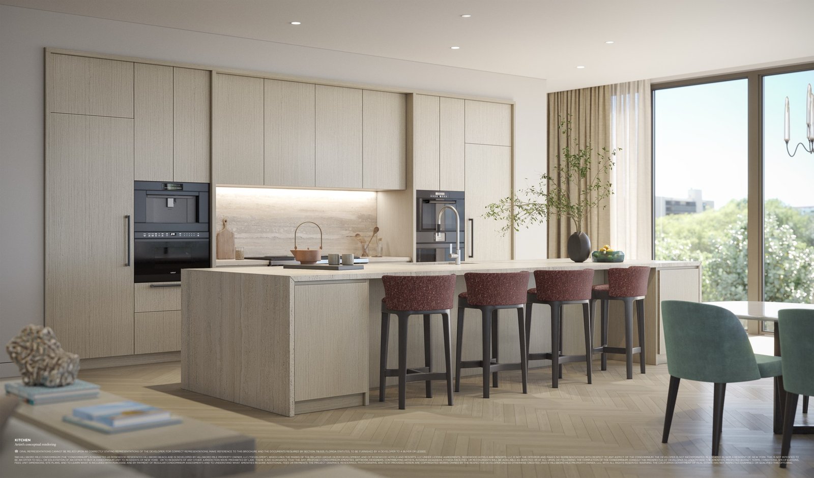 Rosewood Residences kitchen