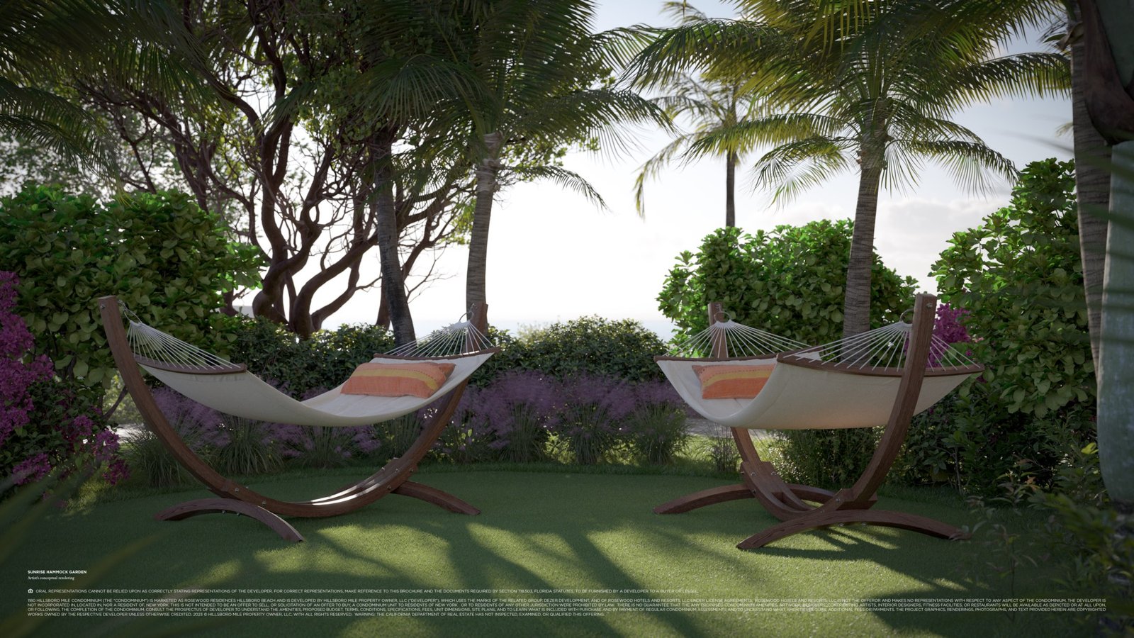 Rosewood Residences meditation garden