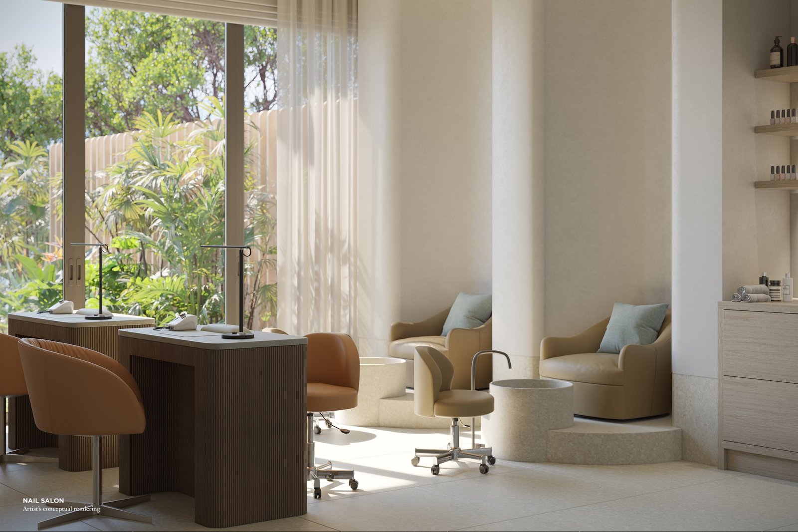 Rosewood Residences nail salon