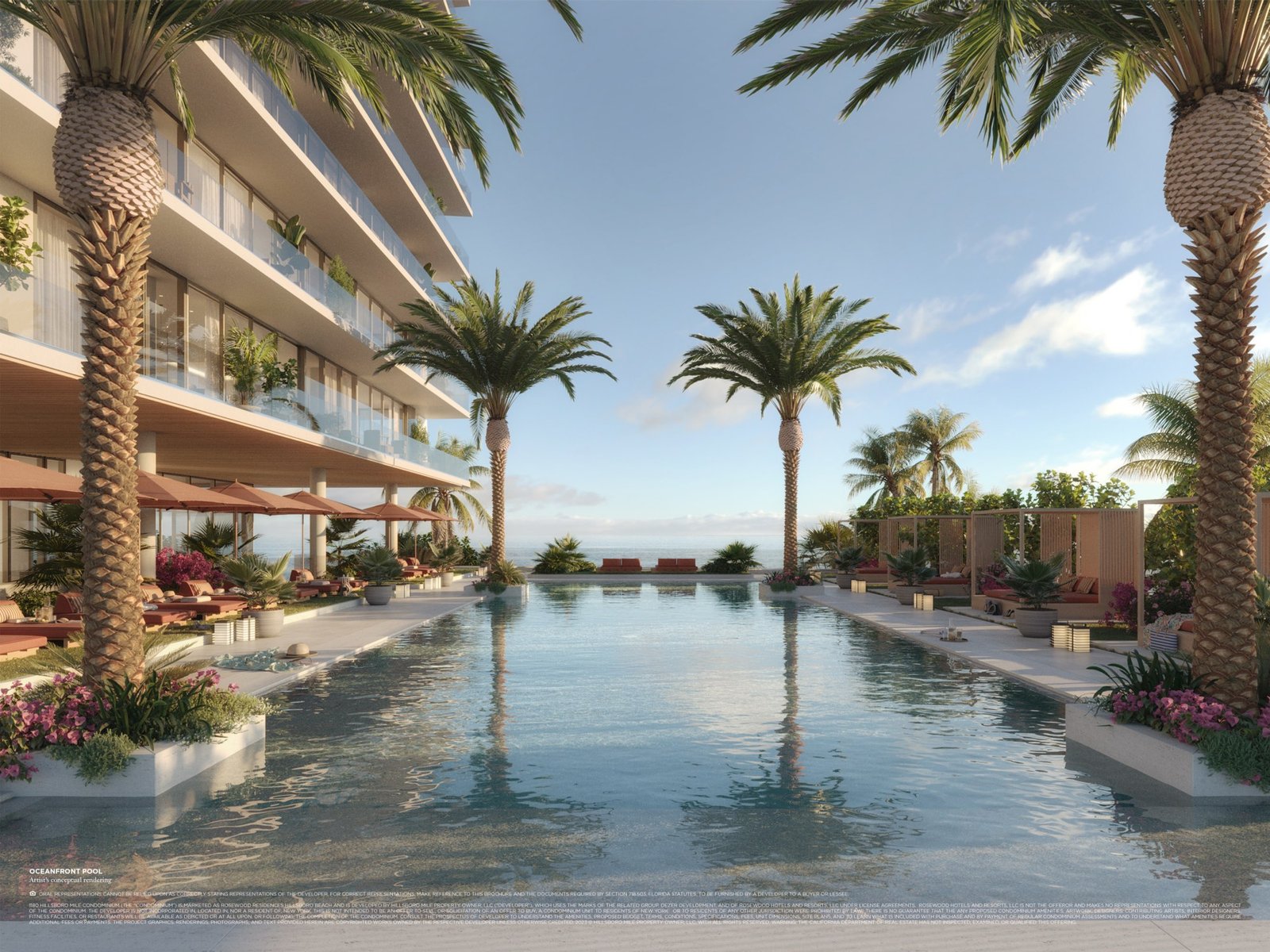 Rosewood Residences sunrise pool