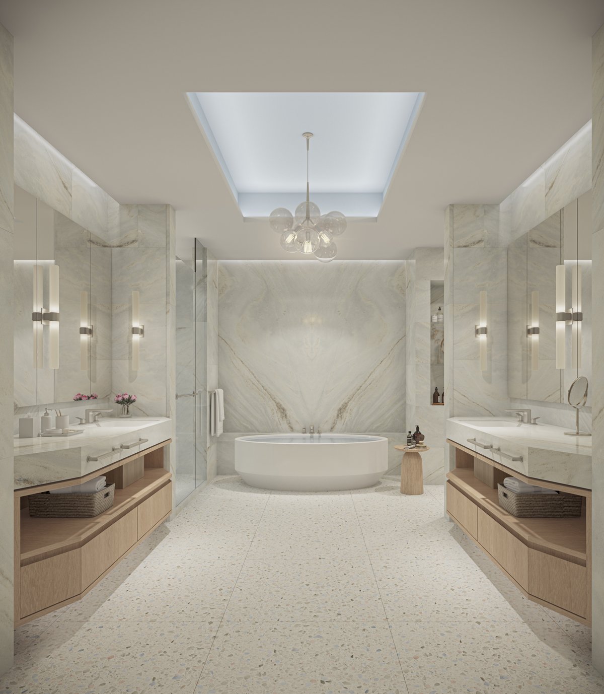 Waldorf Astoria Residences Pompano Beach — primary bathroom