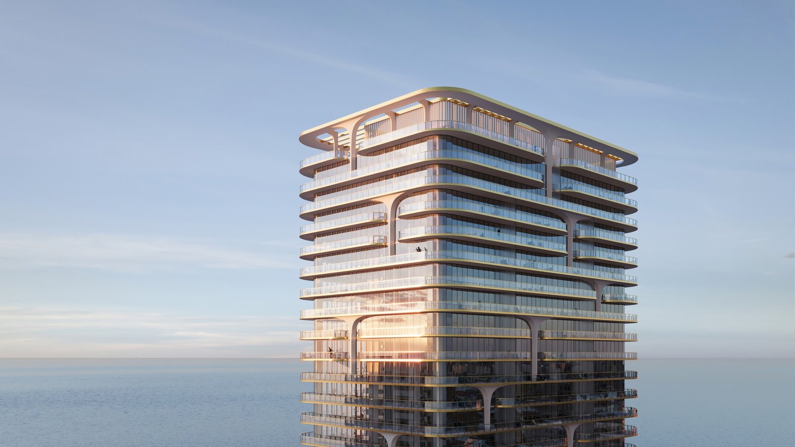Waldorf Astoria Residences Pompano Beach — crown stage detail