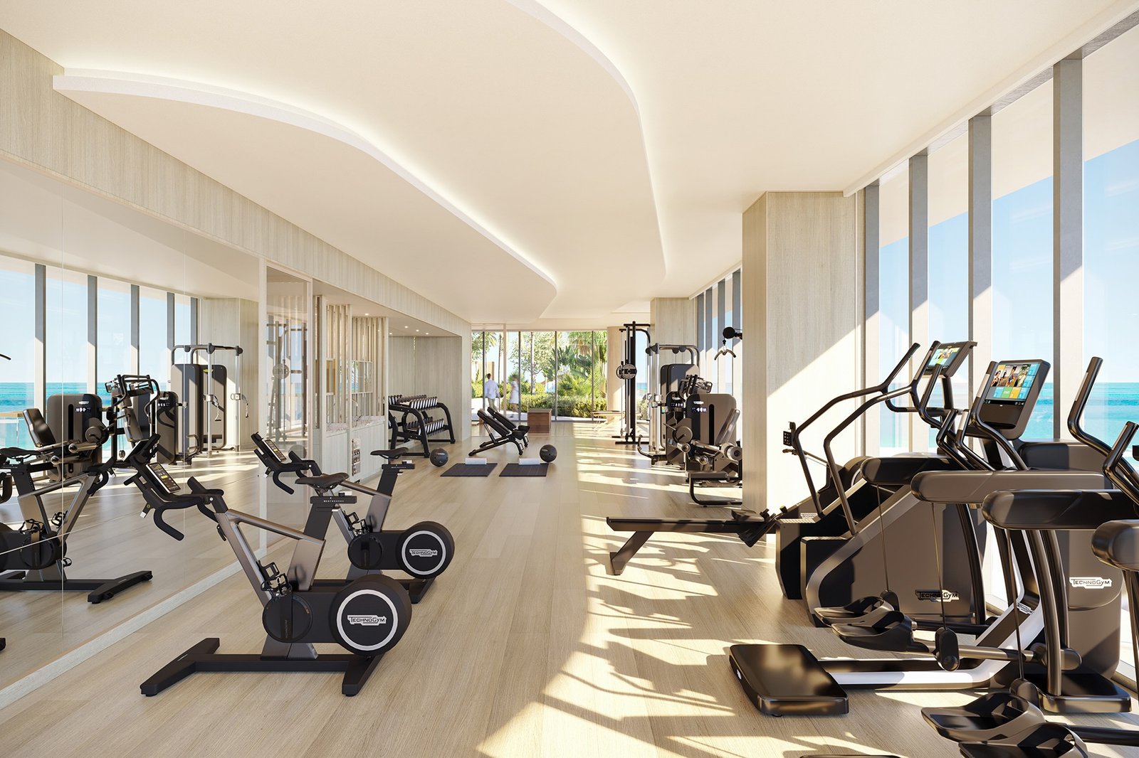 Waldorf Astoria Residences Pompano Beach — fitness and movement studio